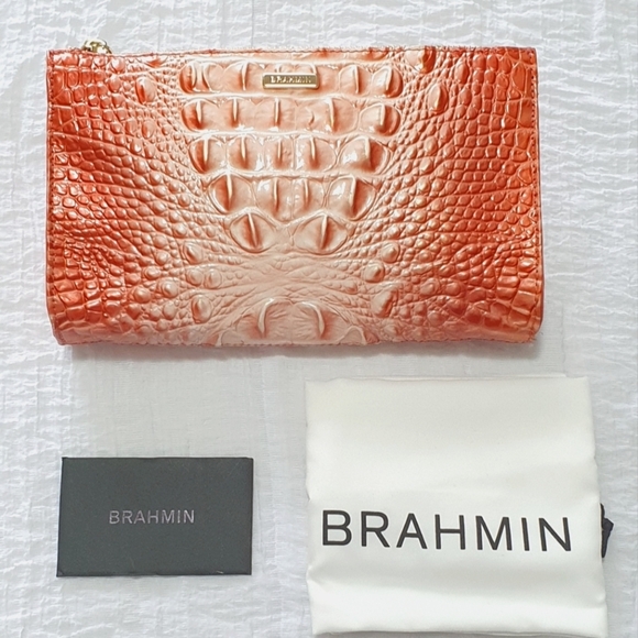 Brahmin Daisy Sherbert wristlet - Picture 3 of 10